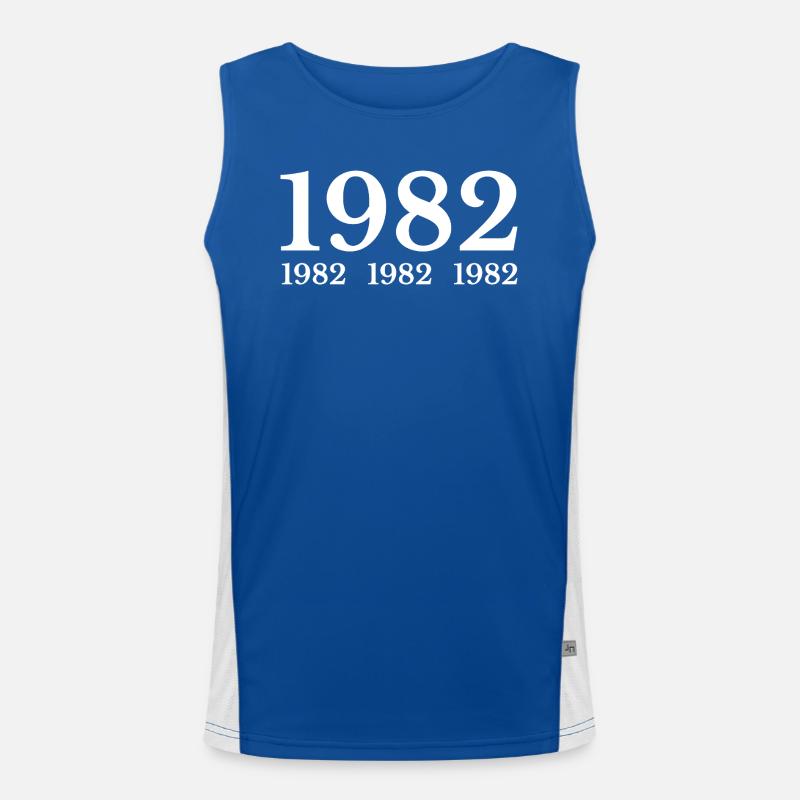 1982 Men's Functional Contrast Tank Top 