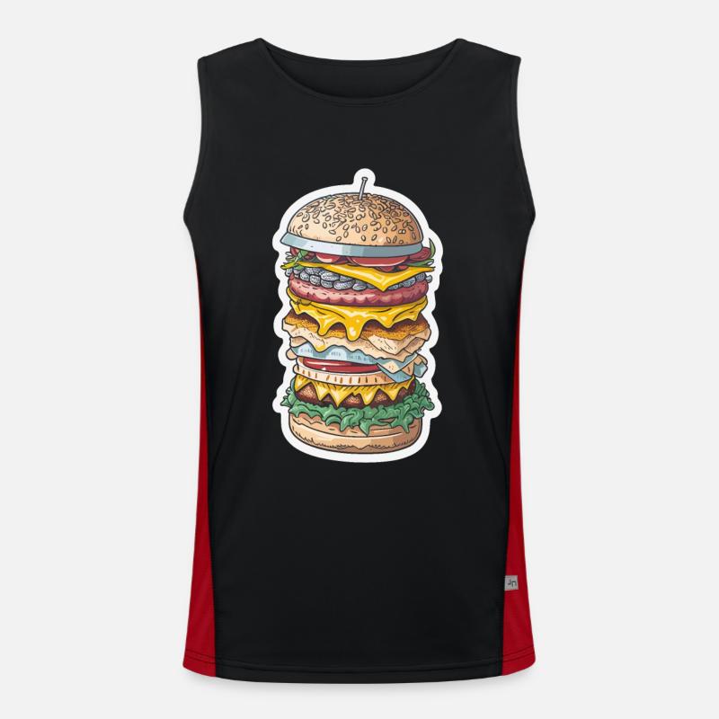 MAXI BURGER Débardeur respirant contrasté Homme 