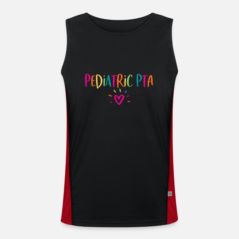 Pädiatrische PTA-Physiotherapie-Assistentin Funktionelles Kontrast-Tank Top für Männer 