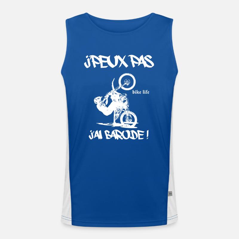 j'peux pas j'ai barode Débardeur respirant contrasté Homme 