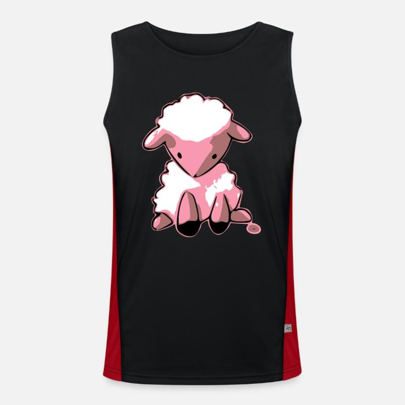 Milo le petit mouton Débardeur respirant contrasté Homme 
