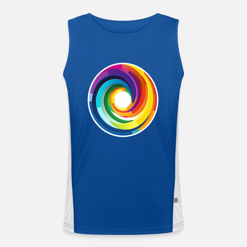 Rain circle Men's Functional Contrast Tank Top 