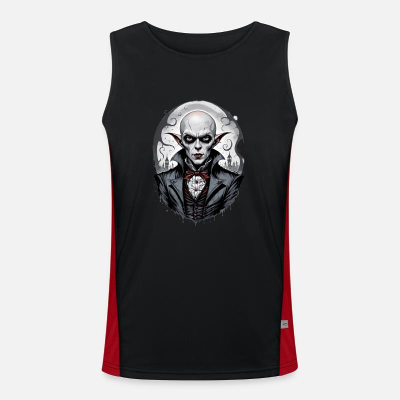 A Smiling Vampire 9 Men's Functional Contrast Tank Top 