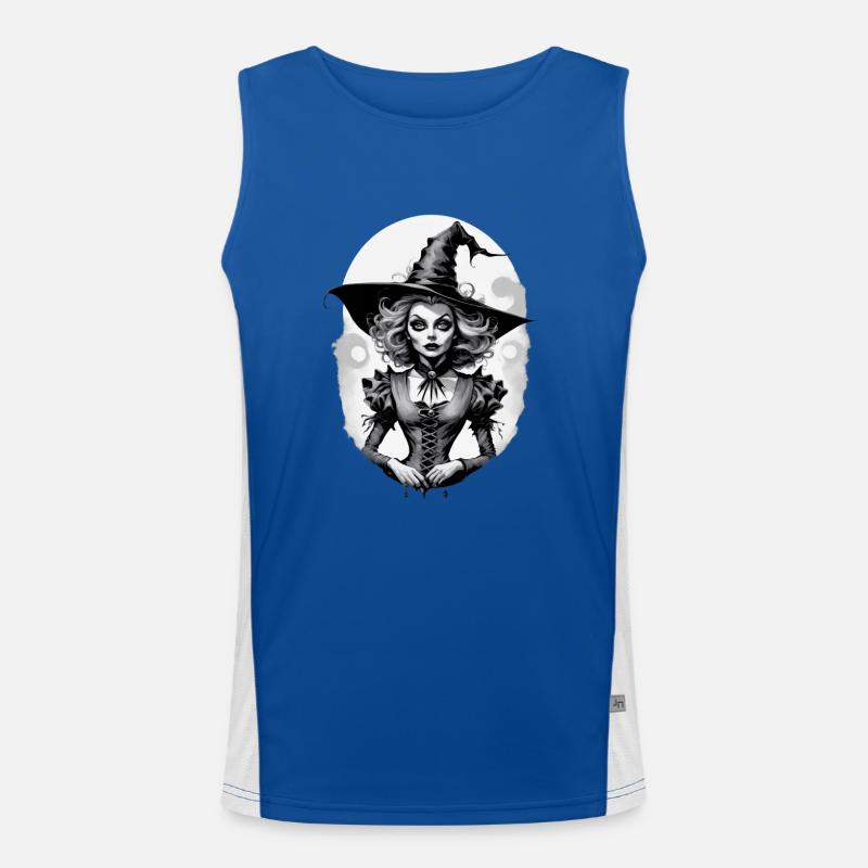 Classic Witch 2 Men's Functional Contrast Tank Top 
