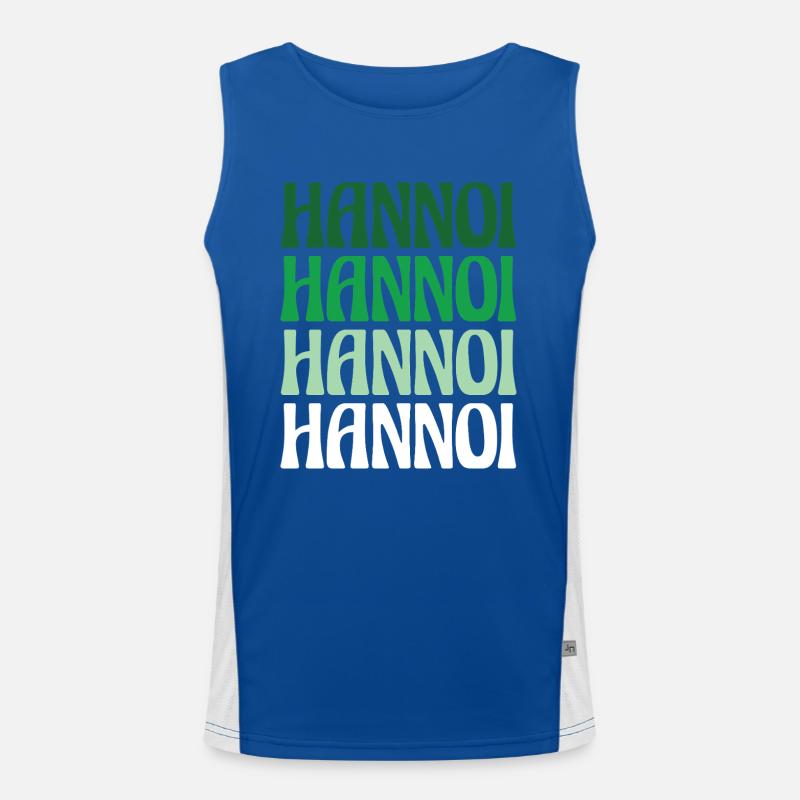 Hannoi Hanover Dialect Gift Men's Functional Contrast Tank Top 