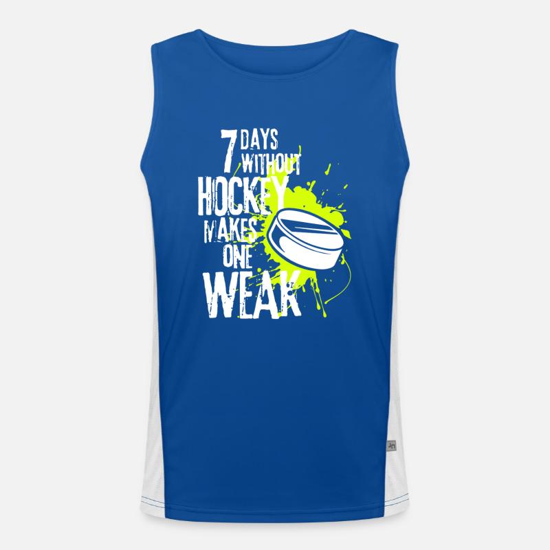 7 Days Without Hockey Makes One Weak Men's Functional Contrast Tank Top 