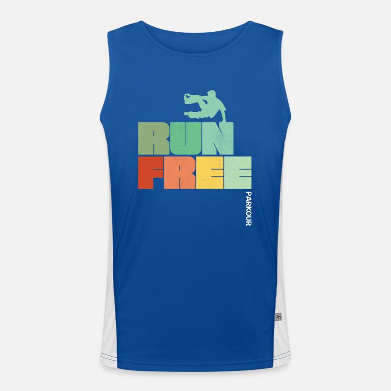 Parkour Run Free Men's Functional Contrast Tank Top 