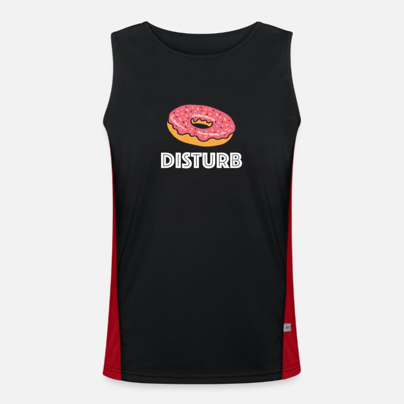 Donut Disturb Men's Functional Contrast Tank Top 