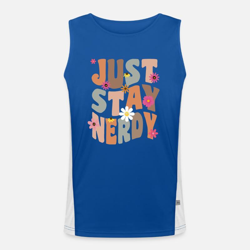 Restez nerdy Débardeur respirant contrasté Homme 