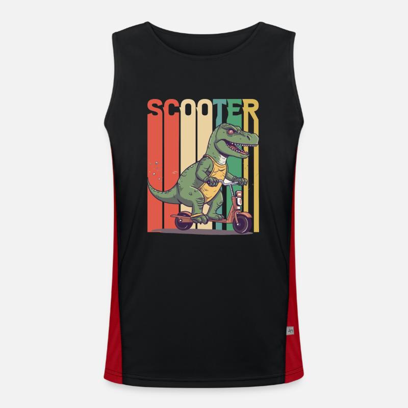 Scootering T Rex Débardeur respirant contrasté Homme 