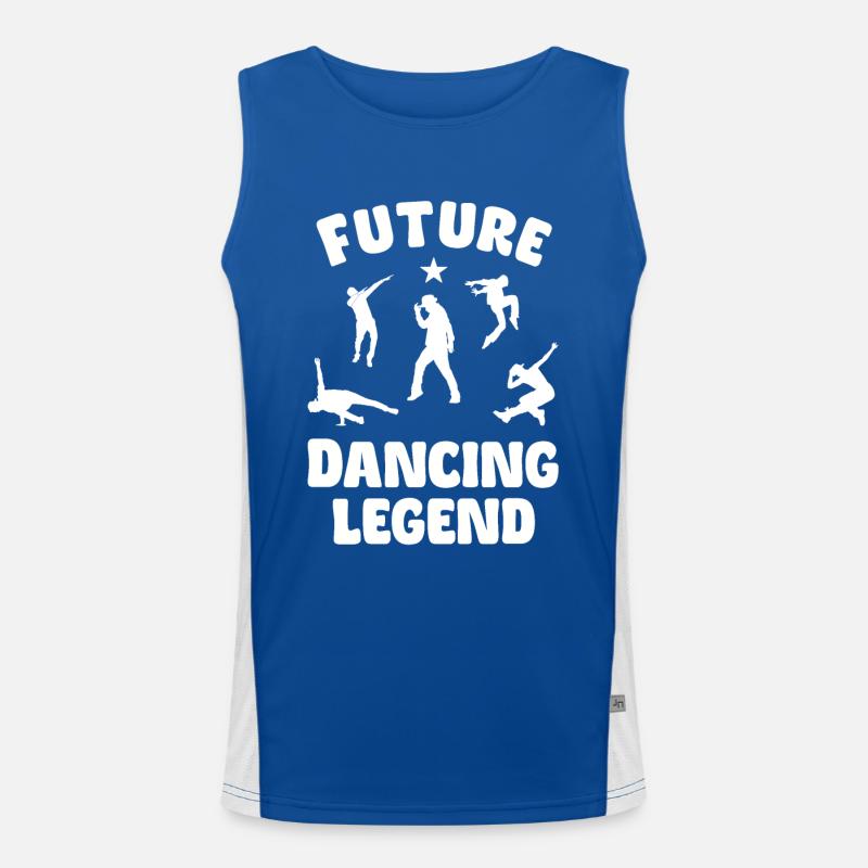 Future Dancing Legend Funktionelles Kontrast-Tank Top für Männer 