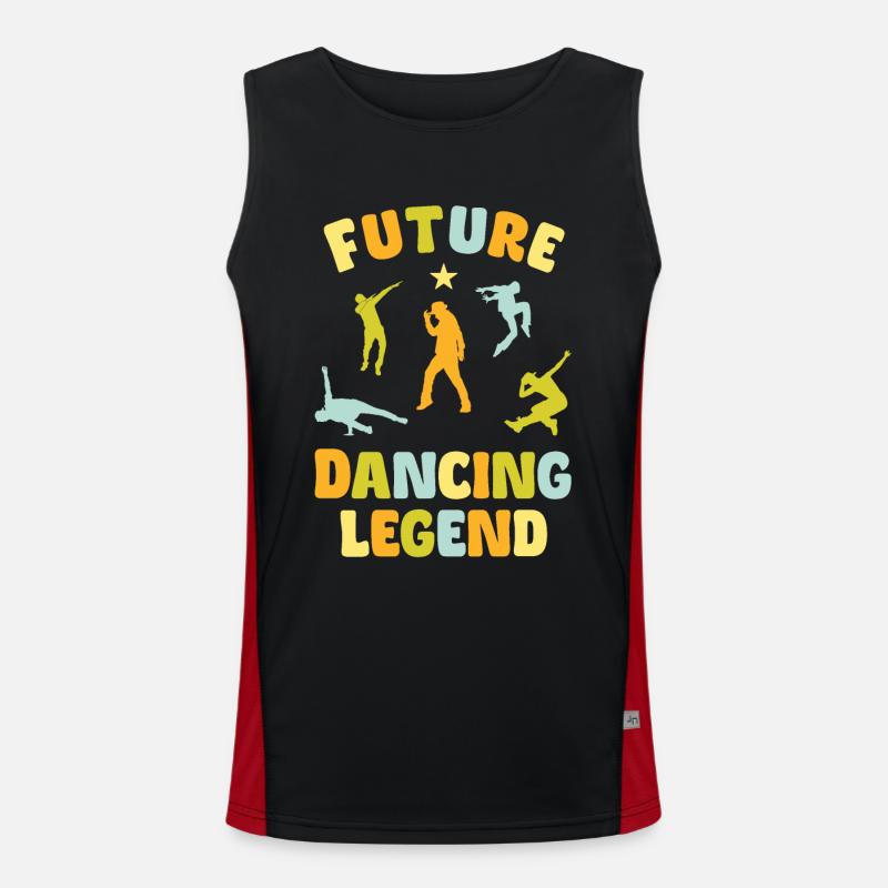 Future Dancing Legend Funktionelles Kontrast-Tank Top für Männer 
