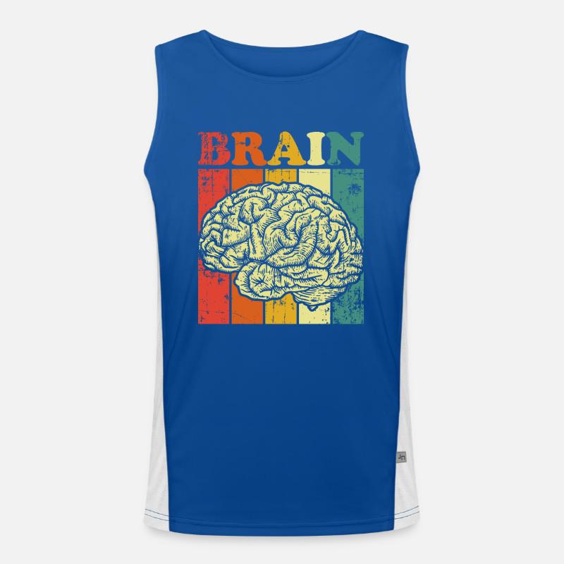 brain Men's Functional Contrast Tank Top 