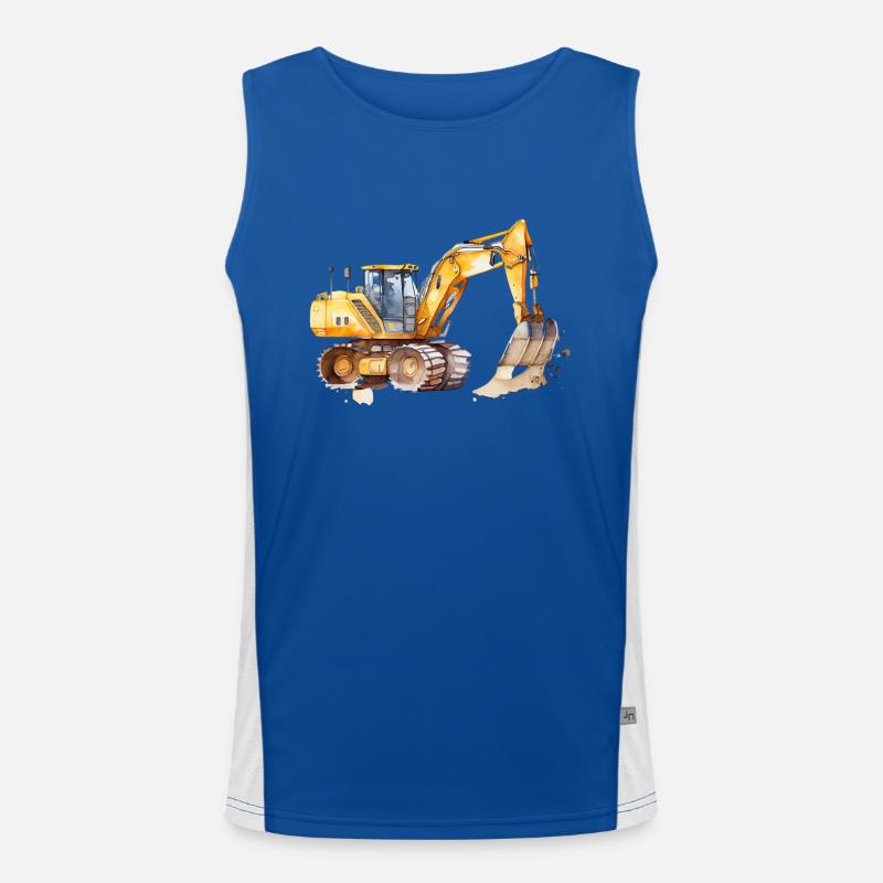 Bagger Funktionelles Kontrast-Tank Top für Männer 