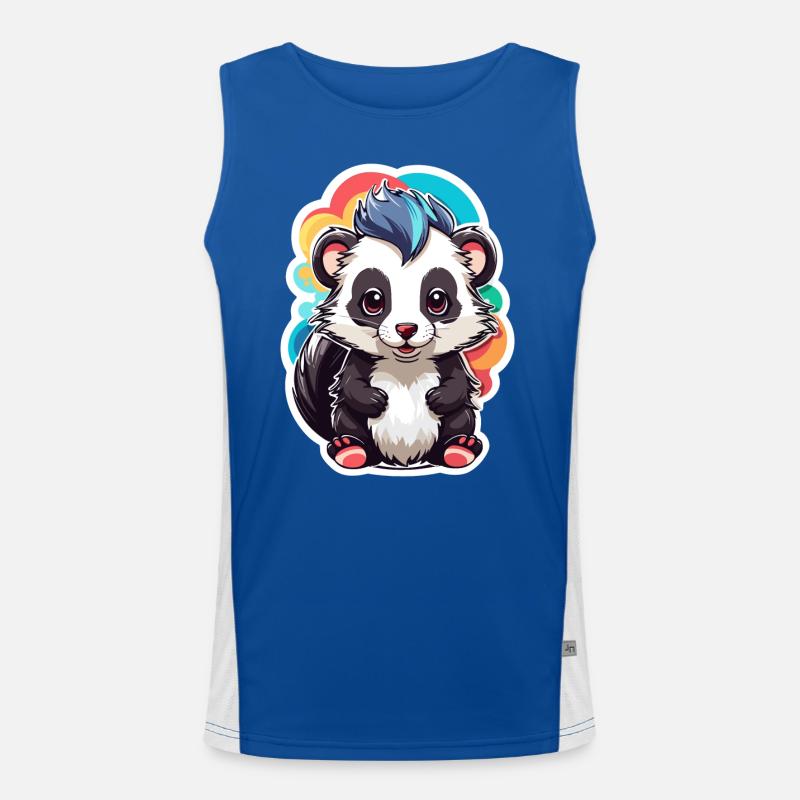 Skunk Mignon Enfant Couleur Débardeur respirant contrasté Homme 