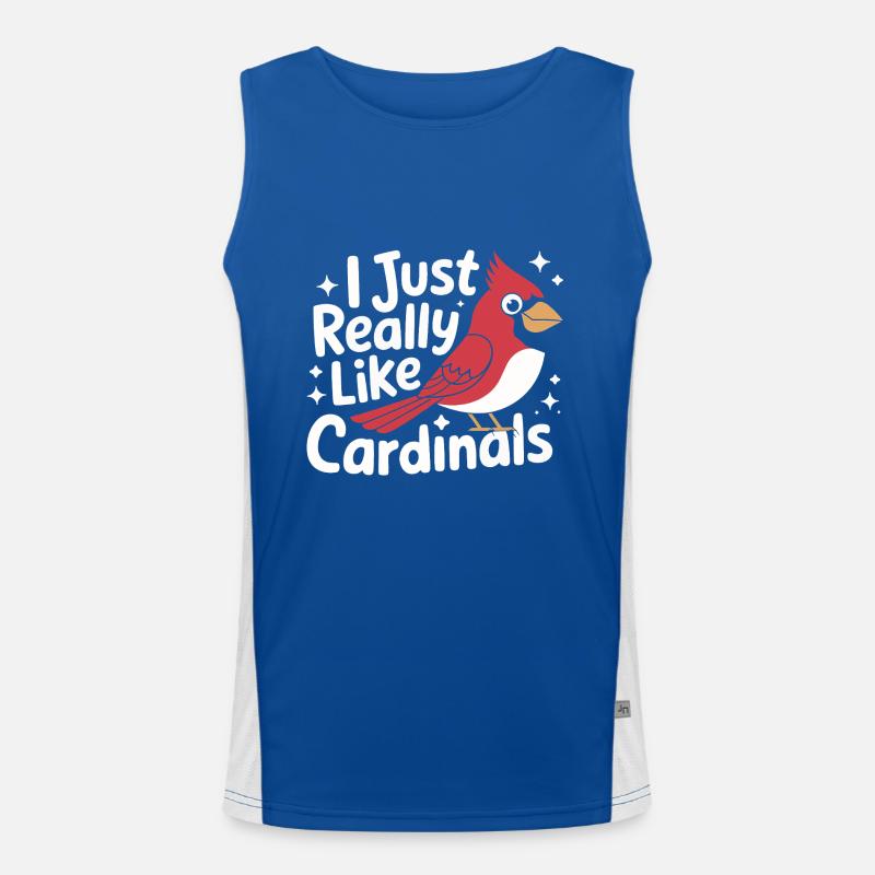 Cardinal Red Cardinal Vogel Red Cardinal Men's Functional Contrast Tank Top 