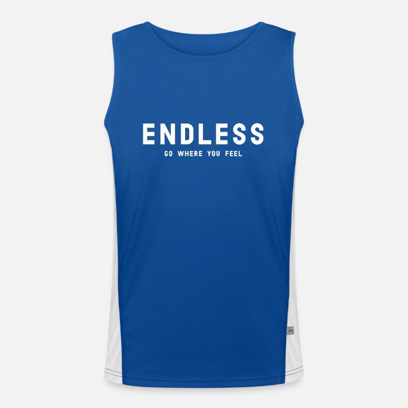 ENDLESS Go where you feel Débardeur respirant contrasté Homme 