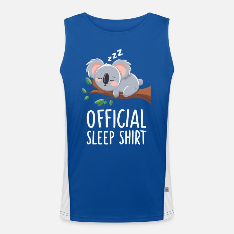 Koala Koalas Koalabär Tier Funktionelles Kontrast-Tank Top für Männer 