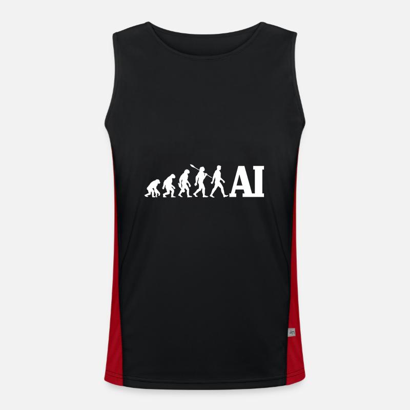 Evolution - Intelligence Artificielle - IA Débardeur respirant contrasté Homme 