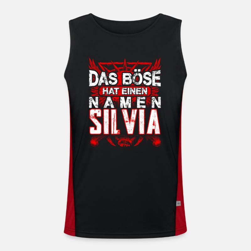 SILVIA - böse Funktionelles Kontrast-Tank Top für Männer 