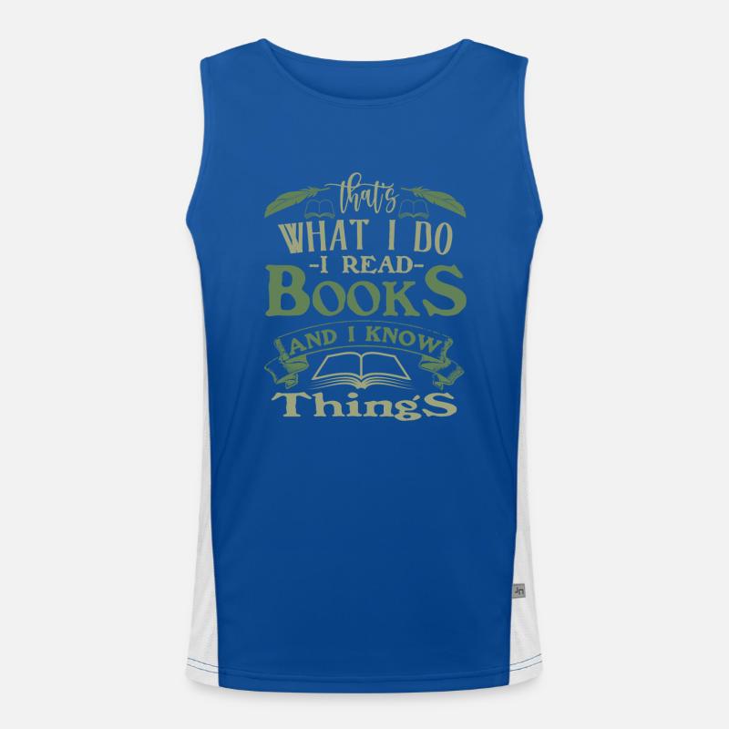 Lesen Funktionelles Kontrast-Tank Top für Männer 