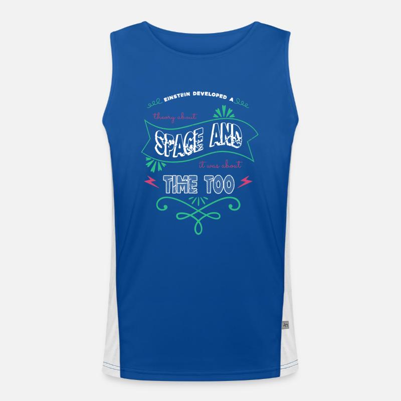 cool astrology humor present conspiracy gift funny Funktionelles Kontrast-Tank Top für Männer 