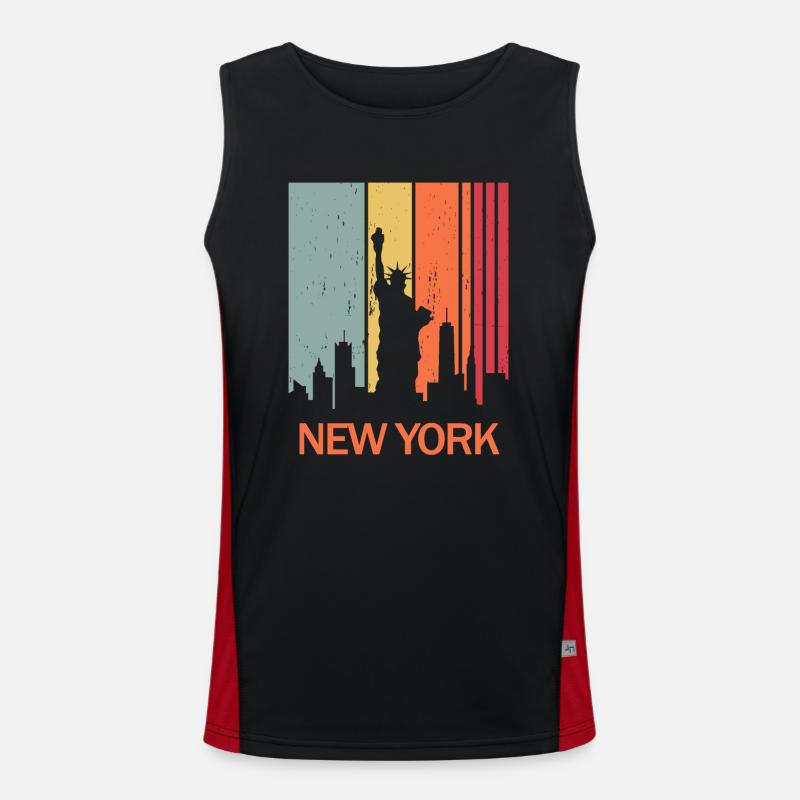 New York Men's Functional Contrast Tank Top 
