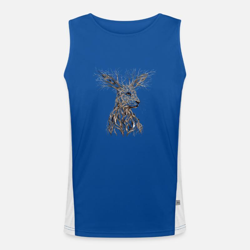 Nature's Unity Hare Collection Men's Functional Contrast Tank Top 