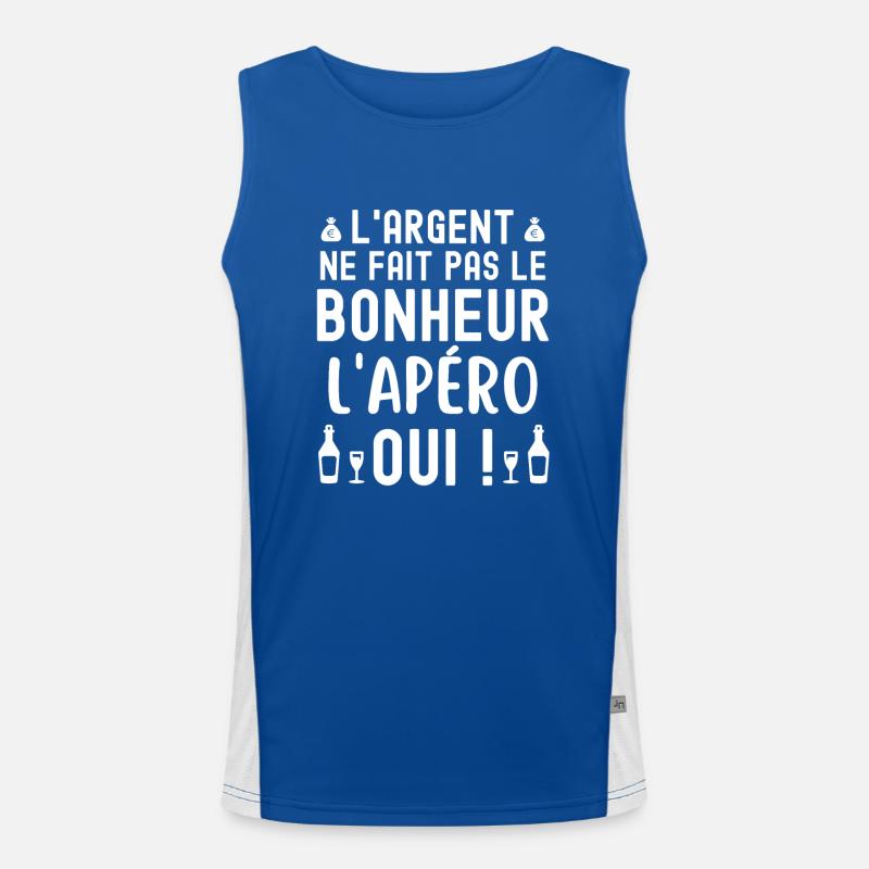 Picoler apéro apéritif Débardeur respirant contrasté Homme 