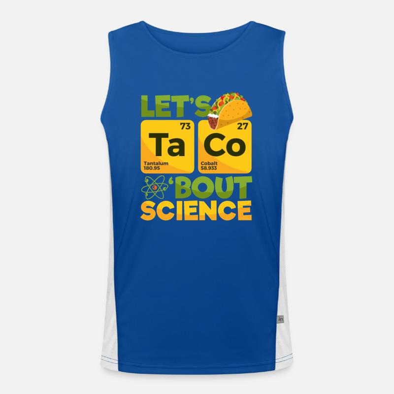 Let's Taco 'Bout Science Men's Functional Contrast Tank Top 