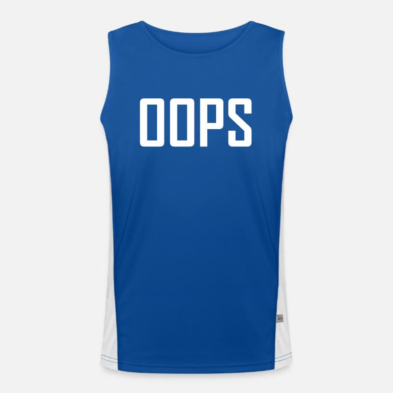 oops Men's Functional Contrast Tank Top 