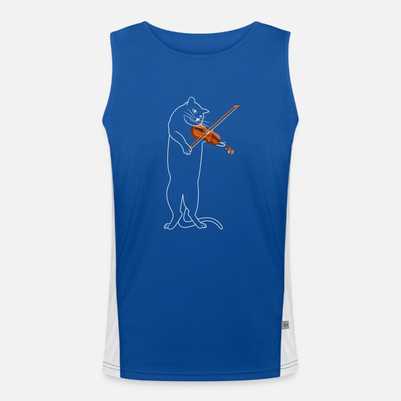 Cat violon Débardeur respirant contrasté Homme 