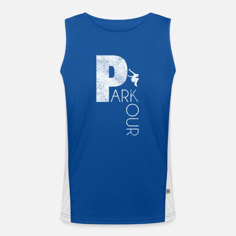 Parkour Gift Le Parcour Freerunning Men's Functional Contrast Tank Top 