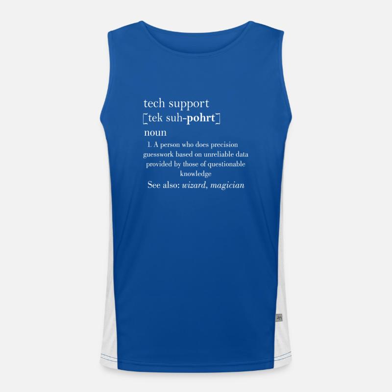 Support technique | Idée cadeau Débardeur respirant contrasté Homme 