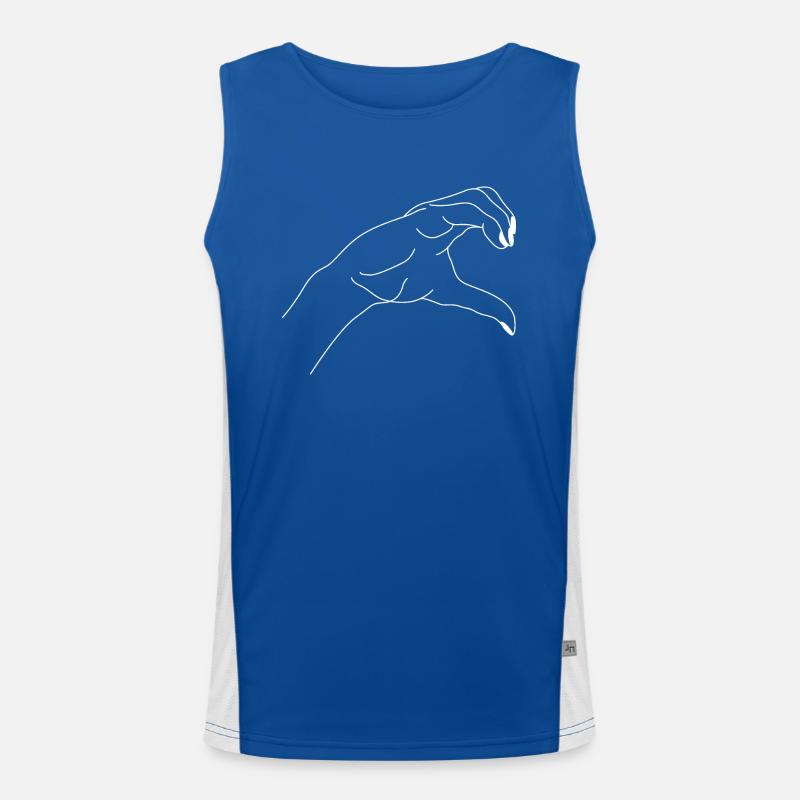 Main Débardeur respirant contrasté Homme 