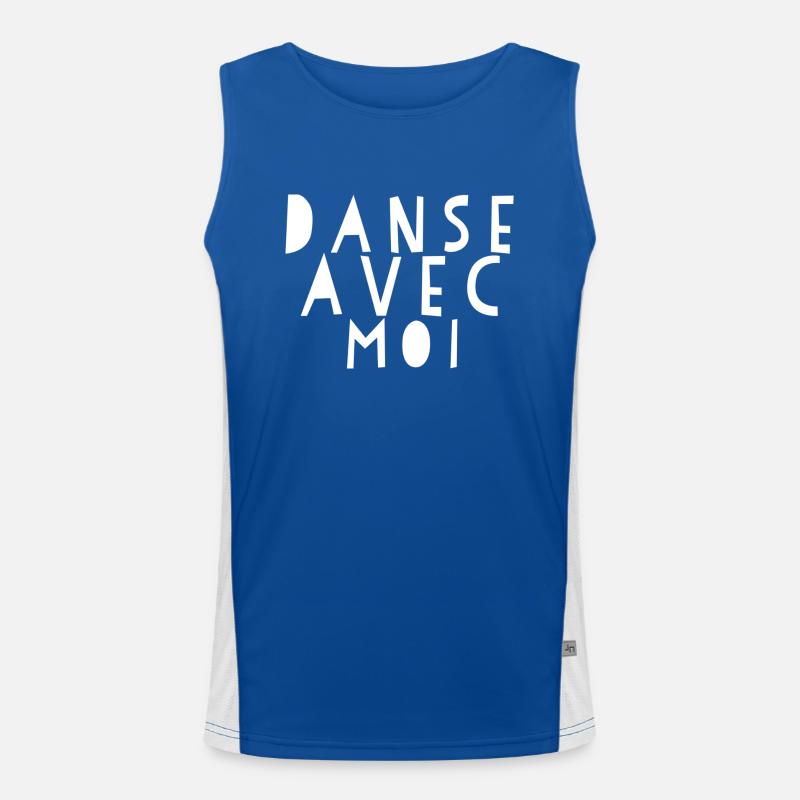 Danse Avec Moi - Dance Shirts Funktionelles Kontrast-Tank Top für Männer 