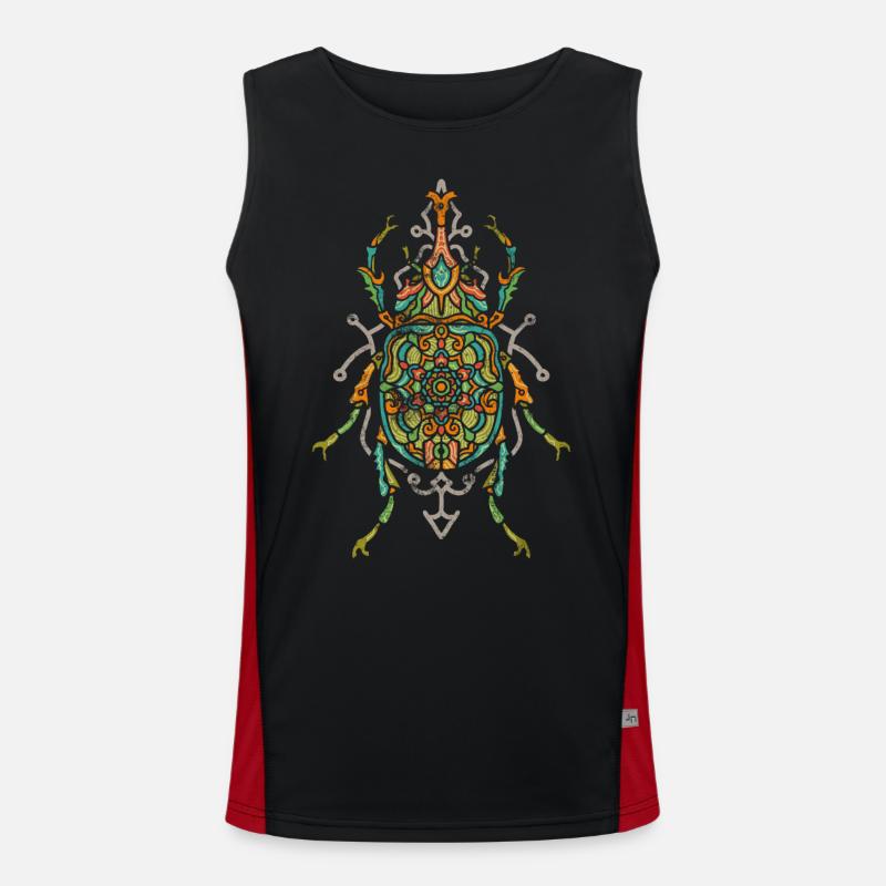 insects animals Men's Functional Contrast Tank Top 