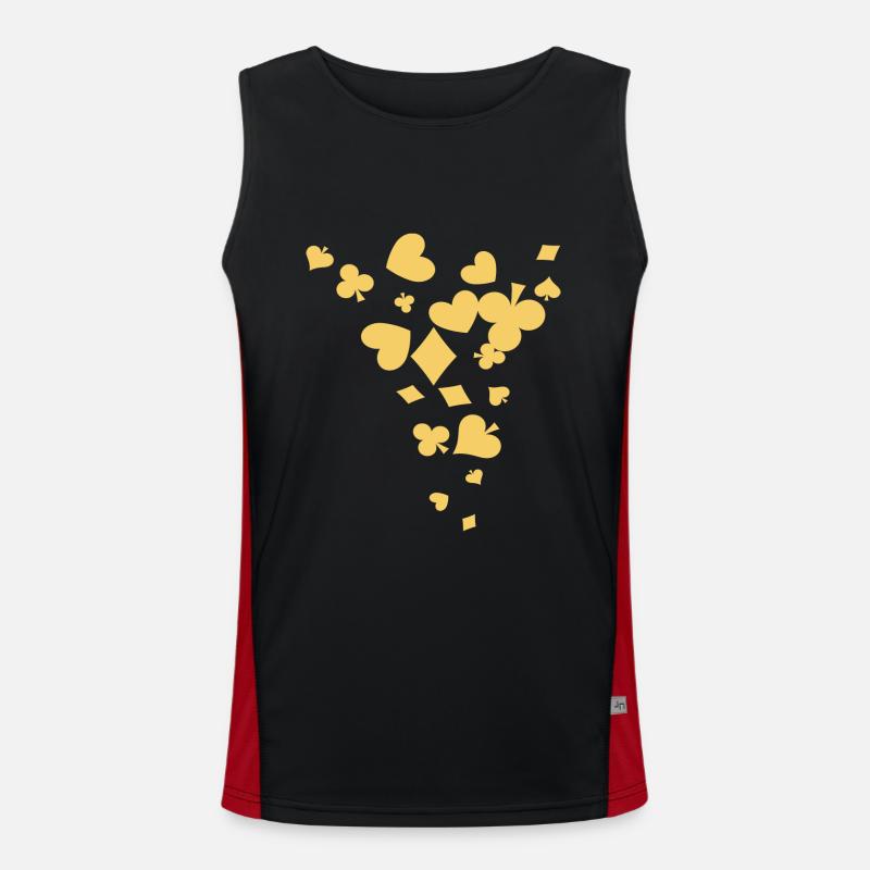 Poker Men's Functional Contrast Tank Top 