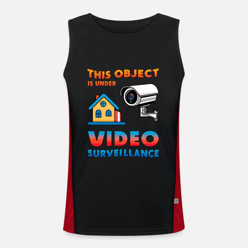 Surveillance d’objets Débardeur respirant contrasté Homme 