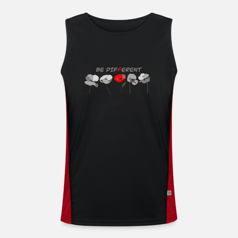 Be different Débardeur respirant contrasté Homme 