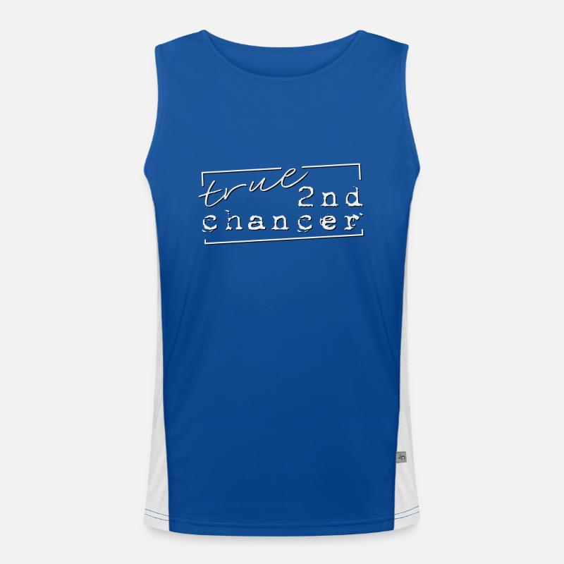True Second Chancer | Neues Leben Neuanfang Funktionelles Kontrast-Tank Top für Männer 