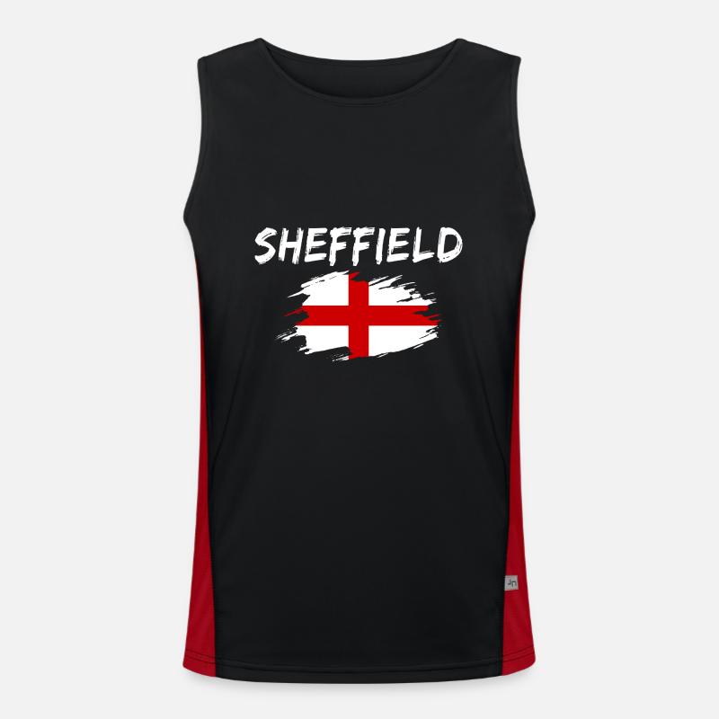 Sheffield, Angleterre Débardeur respirant contrasté Homme 