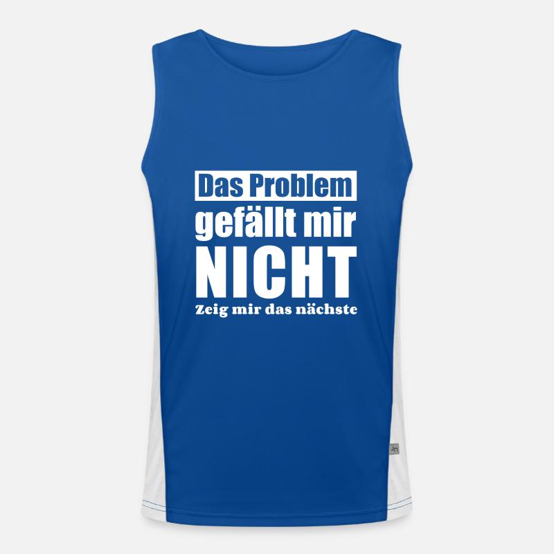 Das Problem gefällt mir nicht zeig mir das nächste Funktionelles Kontrast-Tank Top für Männer 