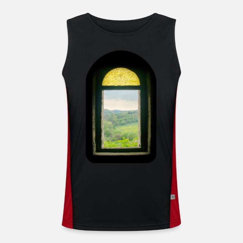 Nature's masterpiece Men's Functional Contrast Tank Top 