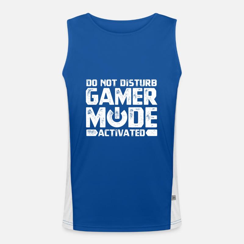 Do Not Disturb - Gamer Mode Activated Funktionelles Kontrast-Tank Top für Männer 