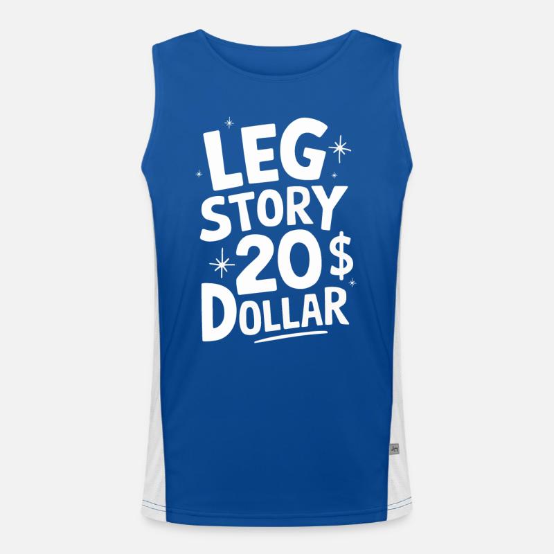 Amputation Behinderung Funktionelles Kontrast-Tank Top für Männer 