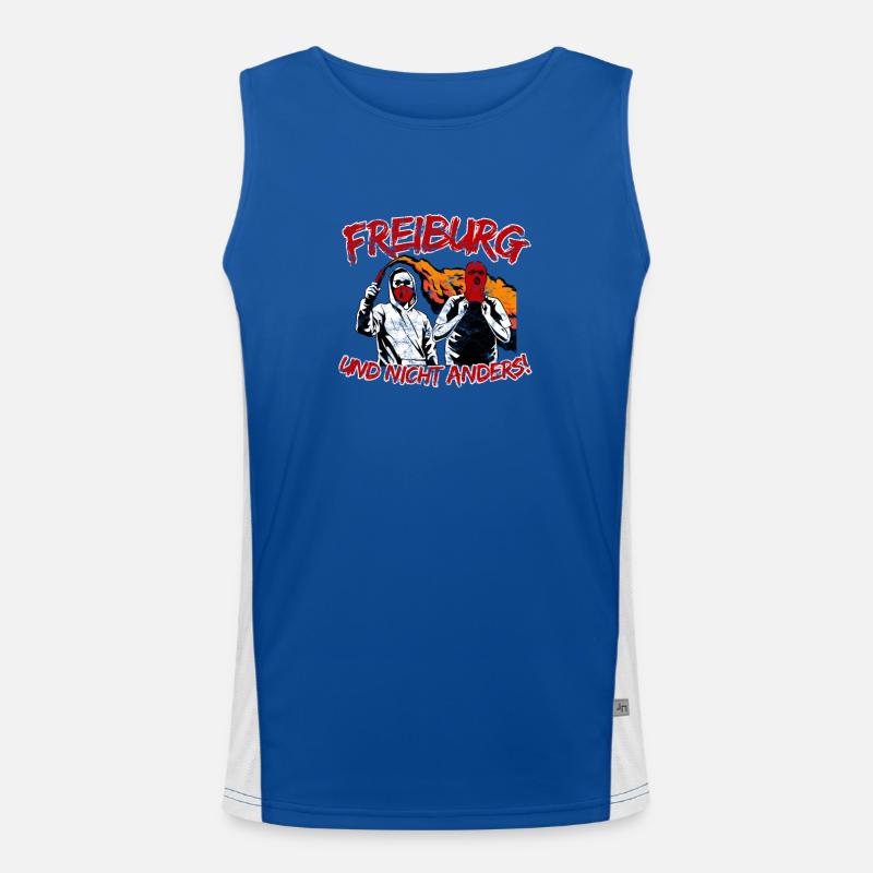 Freiburg und nicht anders UPDATE Funktionelles Kontrast-Tank Top für Männer 