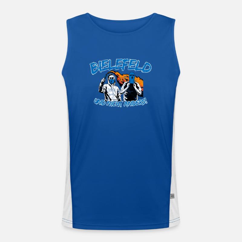Bielefeld und nicht anders UPDATE Funktionelles Kontrast-Tank Top für Männer 