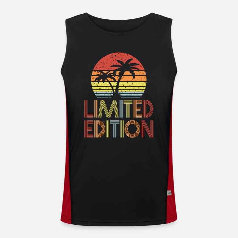 Limited Edition Funktionelles Kontrast-Tank Top für Männer 