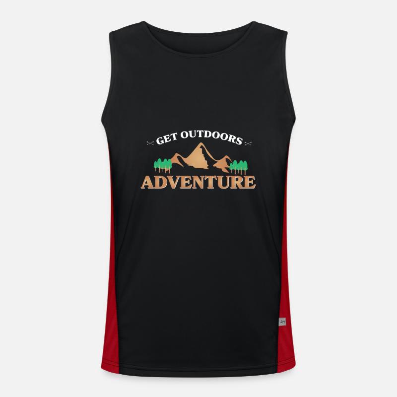 Urlaub Reisen Funktionelles Kontrast-Tank Top für Männer 
